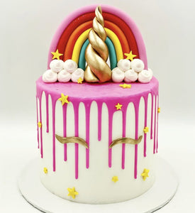 Rainbow Unicorn Cake
