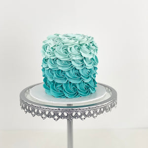 Ombre' Rosettes Cake